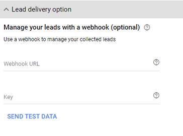 Webhook, this feature on Google Ads updates actually lets you link your CRM
